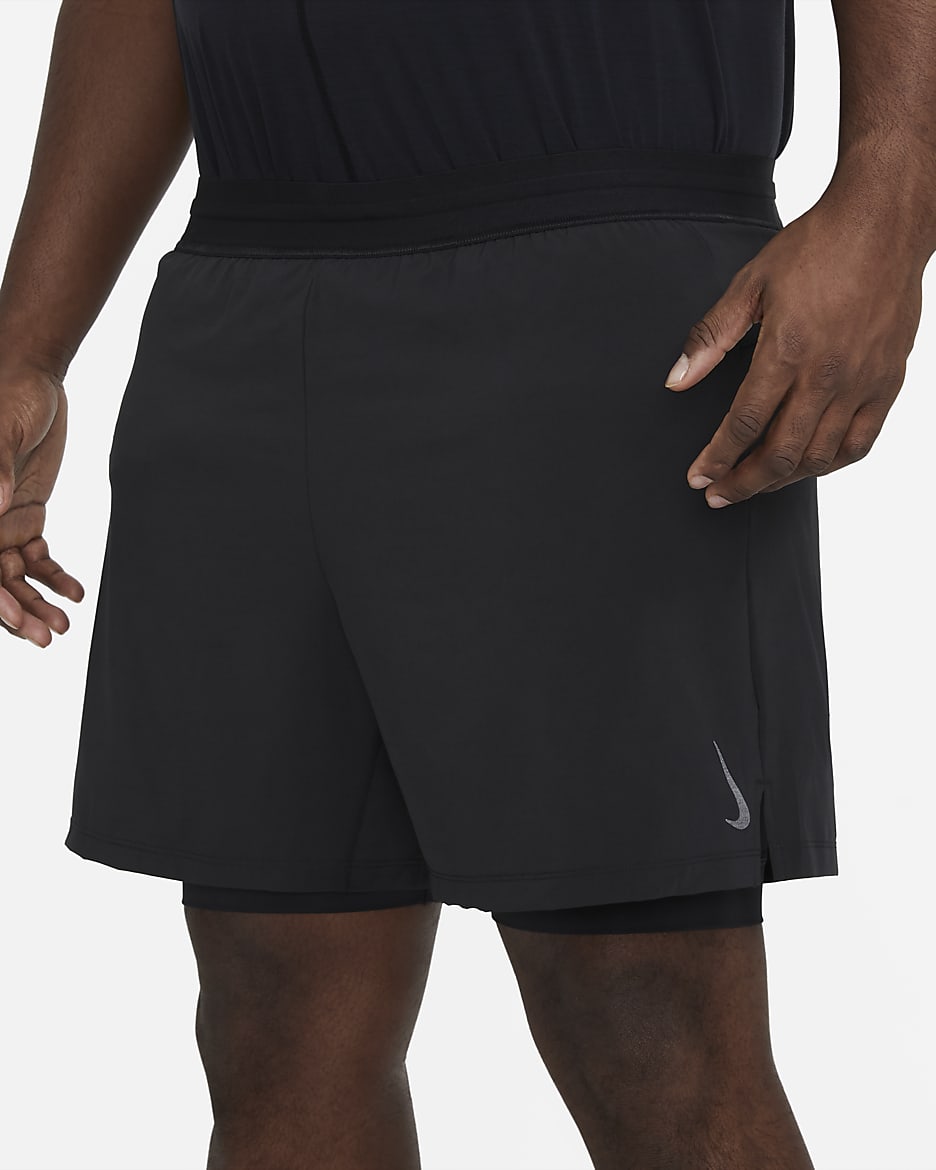 Nike Yoga Men s 2 in 1 Shorts. Nike NO